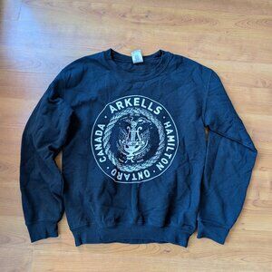 Black Arkells Crewneck Sweater